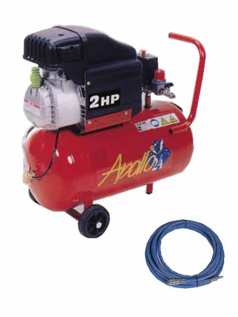 Compresseur air 15m3/h sous cuve 24 l.