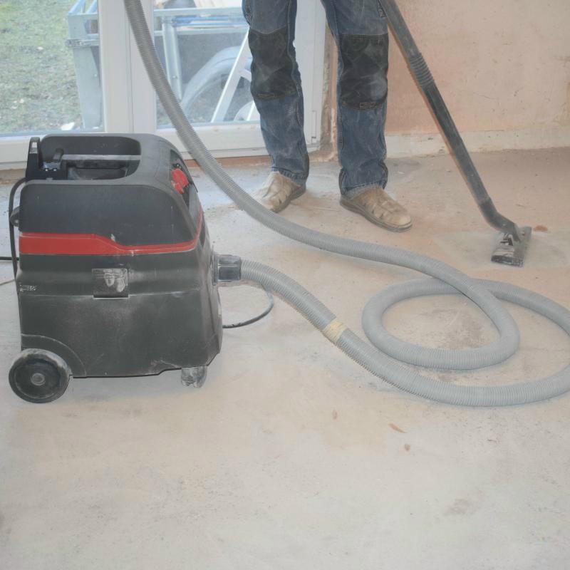 Aspirateur béton avec vibreur