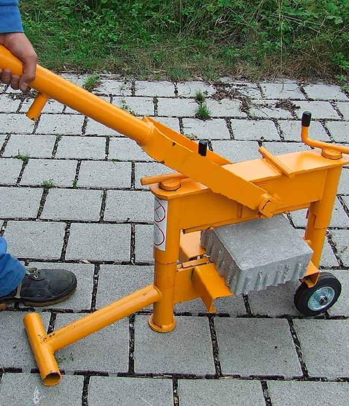 Coupe pavé / dalle guillotine