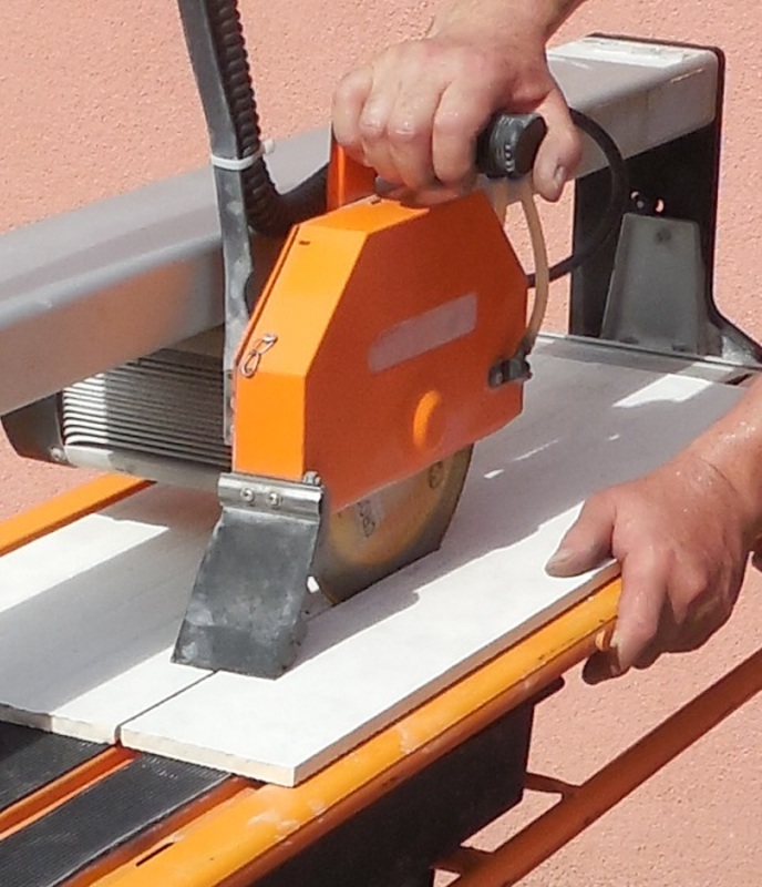 Coupe carrelage et dalle 1-2cm diamant table L. 950mm (carrelette électrique)