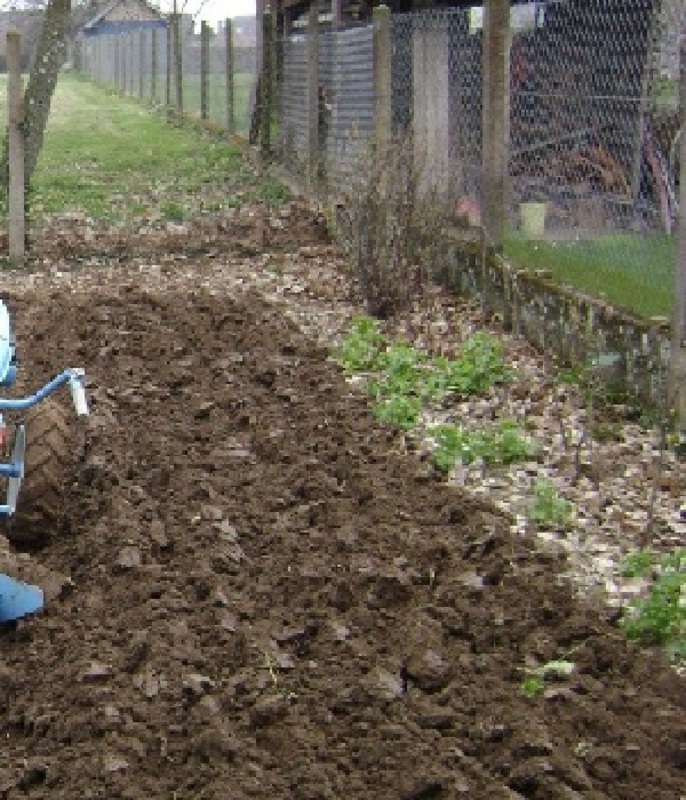 Motoculteur charrue à socle réversible 7CV 170KG